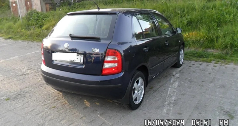 Skoda Fabia cena 6300 przebieg: 170000, rok produkcji 2004 z Elbląg małe 46